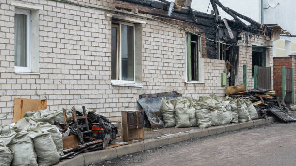 Professional Fire Damage Removal technician working in Norwood, NJ